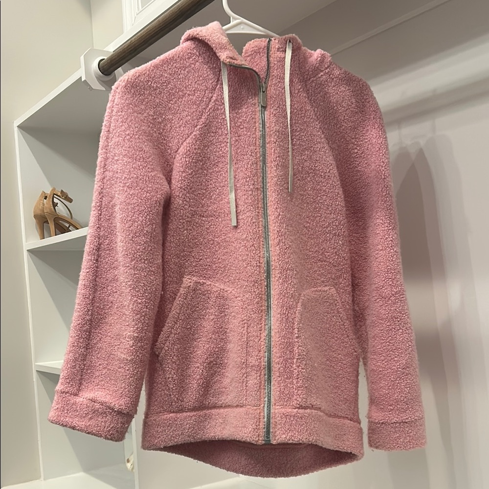 Lululemon Cozy Pink Zip-Up Hoodie